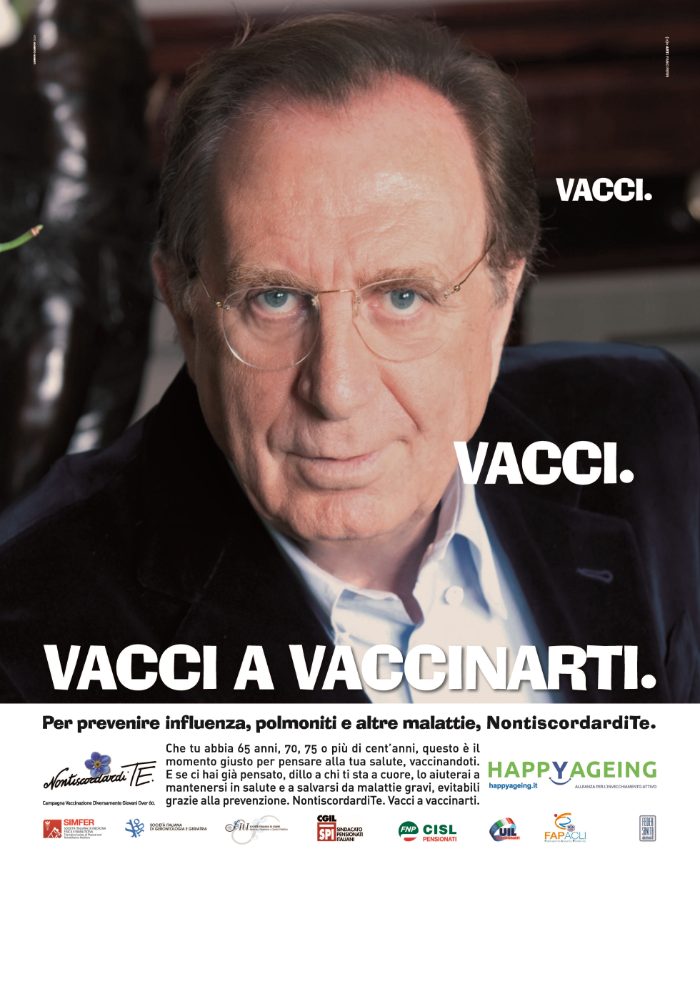 Vaccini: HappyAgeing lancia 