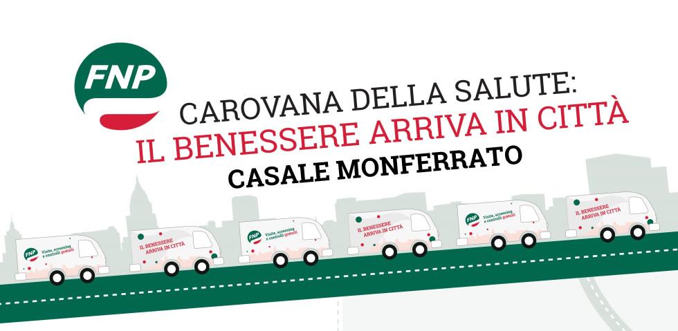 La Carovana della Salute arriva l'8 giugno a Casale Monferrato