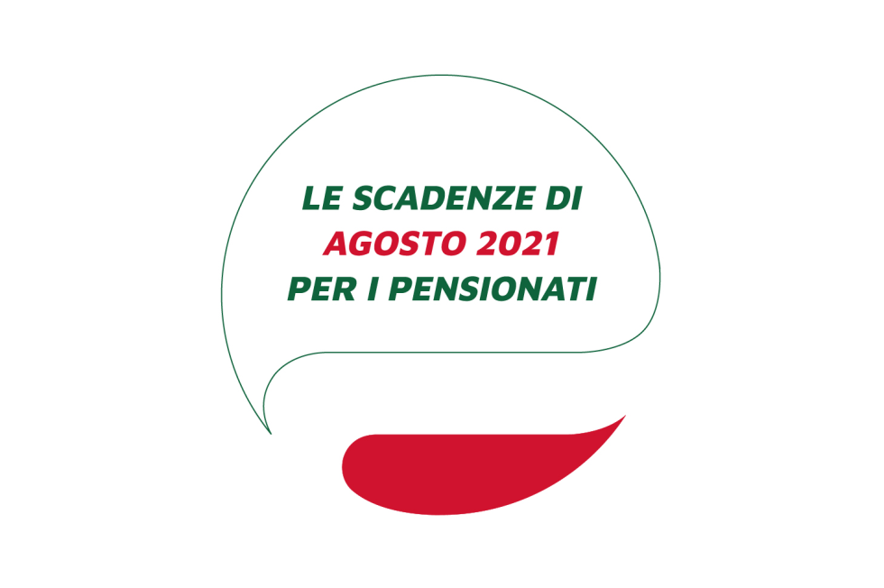 Novità sul cedolino della pensione di agosto 2021 e scadenze