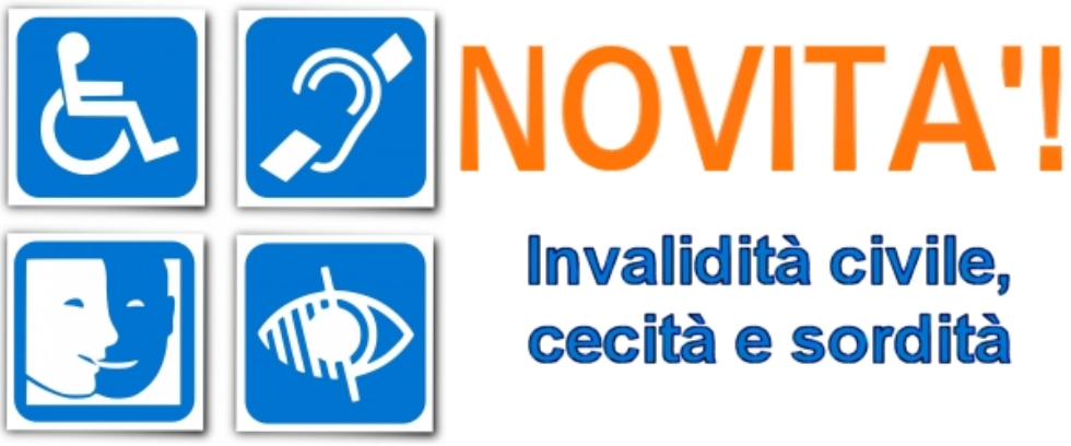 NOVITA' Invalidità civile: Accertamenti senza visita e documentazione con invio online