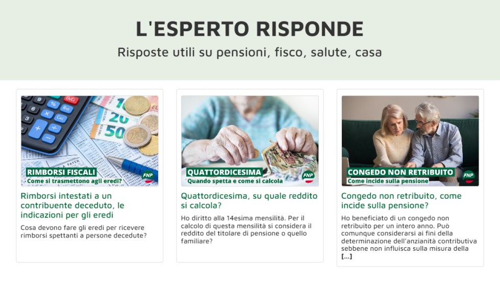 L'Esperto Risponde, le ultime domande dei nostri iscritti