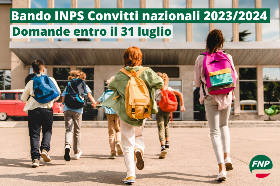 Bando INPS Convitti nazionali 2023/2024: domande entro il 31 luglio
