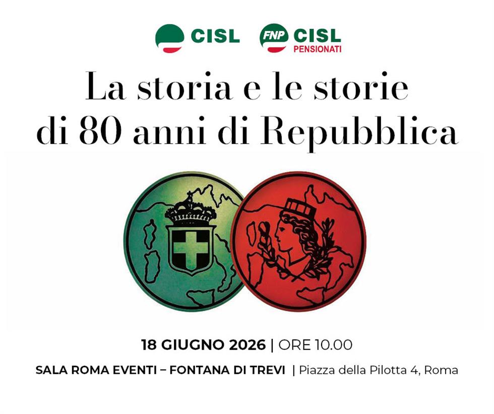 Referendum 1946: CISL e FNP CISL celebrano gli 80 anni della Repubblica Referendum 1946: CISL e FNP CISL celebrano gli 80 anni della Repubblica